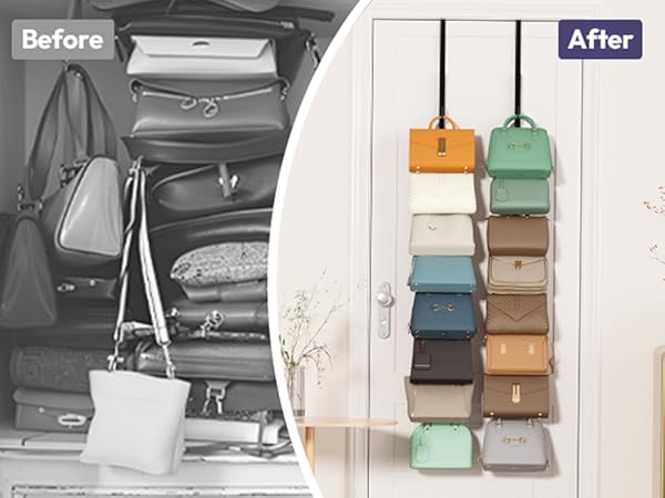 bag organizer closet