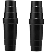 2Pcs Black Vacuum Cleaner Hose Adapter Easy To Use Vacuum Cleaner Conversion Vacuum Hose Reducers...