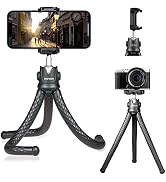 HAFOKO Octopus Camera Tripod Mini Flexible Smartphone Tripod Desktop Tripod Multifunctional Trave...