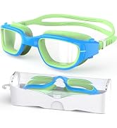 Zeligerstar Kids Swim Goggles,Swimming Goggles for Kids 6-14, Anti-Fog UV Protection Pool Goggles...
