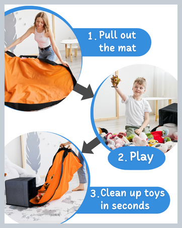 convenient toy storage and organization in kids room