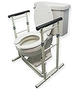 Elevated Toilet Seat Riser Bar Lift