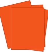 Orange Cardstock 8.5 x 11 Card Stock 200GSM Cover Cardstock for Printer,Copy Card Stock Paper for...