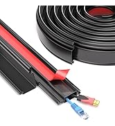 39 Inch Cord Hider Wall,ESUFEIR Cord Cover Wall Cable Management,Paintable Wire Hiders for TV on ...