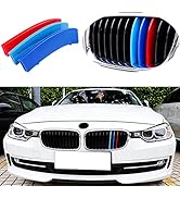 Exact Fit ///M-Colored Grille Insert Trims Compatible With BMW 2013-2018 F30 3 Series 320i 328d 3...