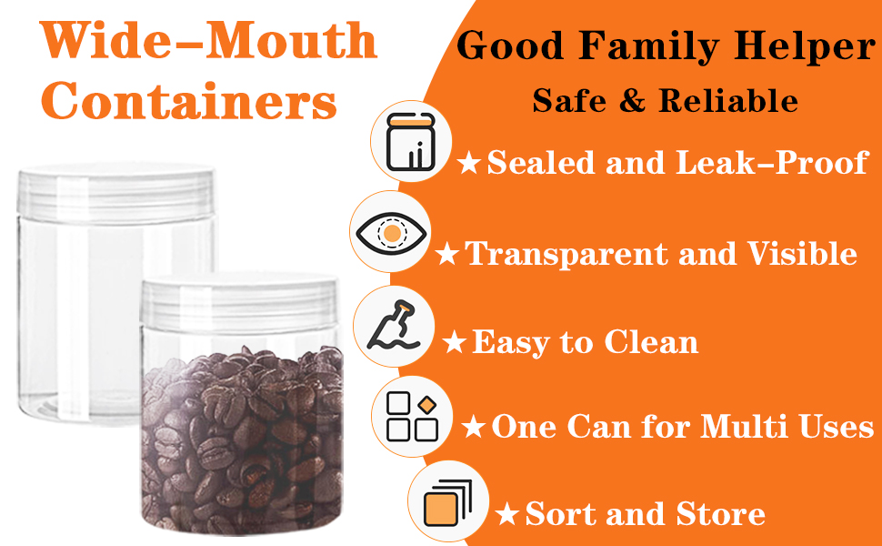 3 Refillable Storage Containers