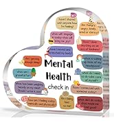 UBLURO Therapy Office Decor, Mental Health Check In Decorations for School Counselor CBT DBT Ther...