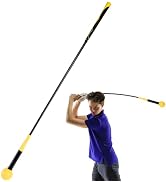 Jucoan Golf Swing Trainer Aid, 48 Inch Golf Swing Training Aid, Golf Practice Warm-Up Stick for I...