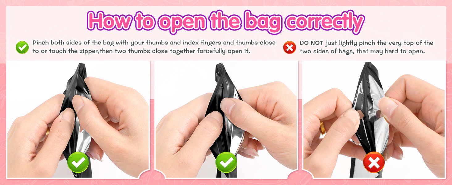 black mylar bags
