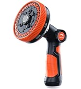 Rosy Earth Garden Hose Nozzle, Heavy Duty Metal Water Hose Sprayer- 9cm/3.5" Ultra-Wide Spray, 8 ...