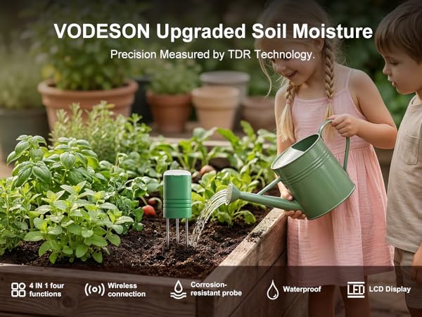 VODESON Upgraded Soil Moisture Meter