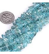 HAAMIIQII 4-6mm Natural Apatite Chip Beads Irregular Chip Stones Loose Gemstone Beads for Jewelry...