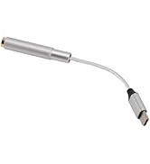 ciciglow USB Type C to 2.5mm 3.5mm 4.4mm Female Headphone Jack Adapter, Plug and Play USB C to Au...