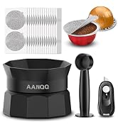 AANQQ Reusable Nespresso Vertuo Pods Kit: Vertuo Refillable Pod for Faster Seal Nespresso Pods Ve...