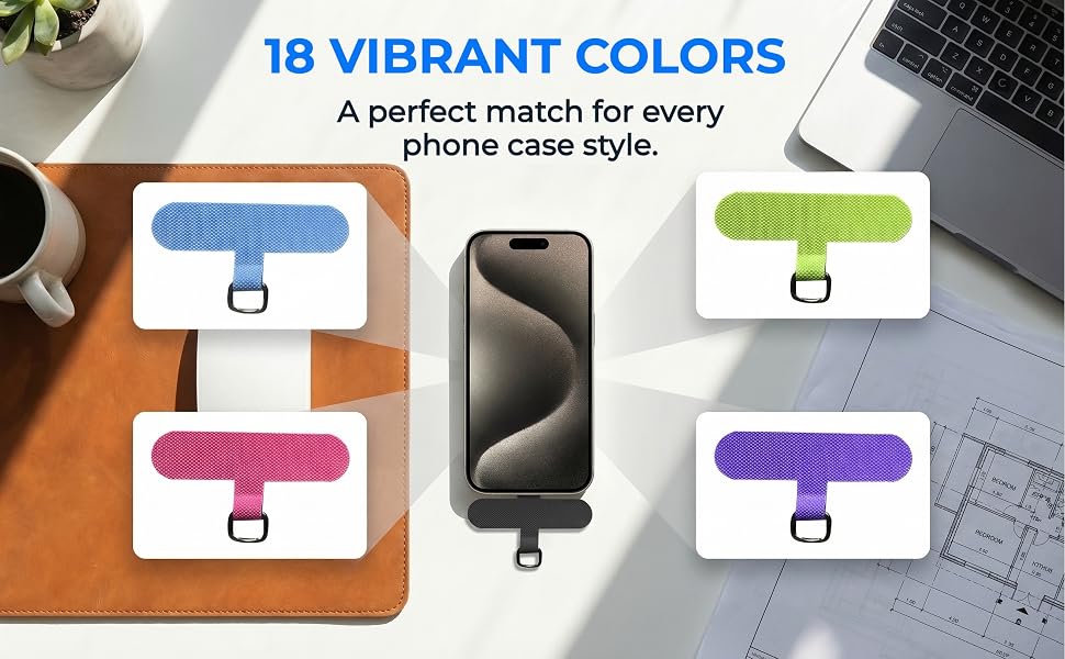 T-Shape Structure - Fits Most Full-Cover Phone Cases