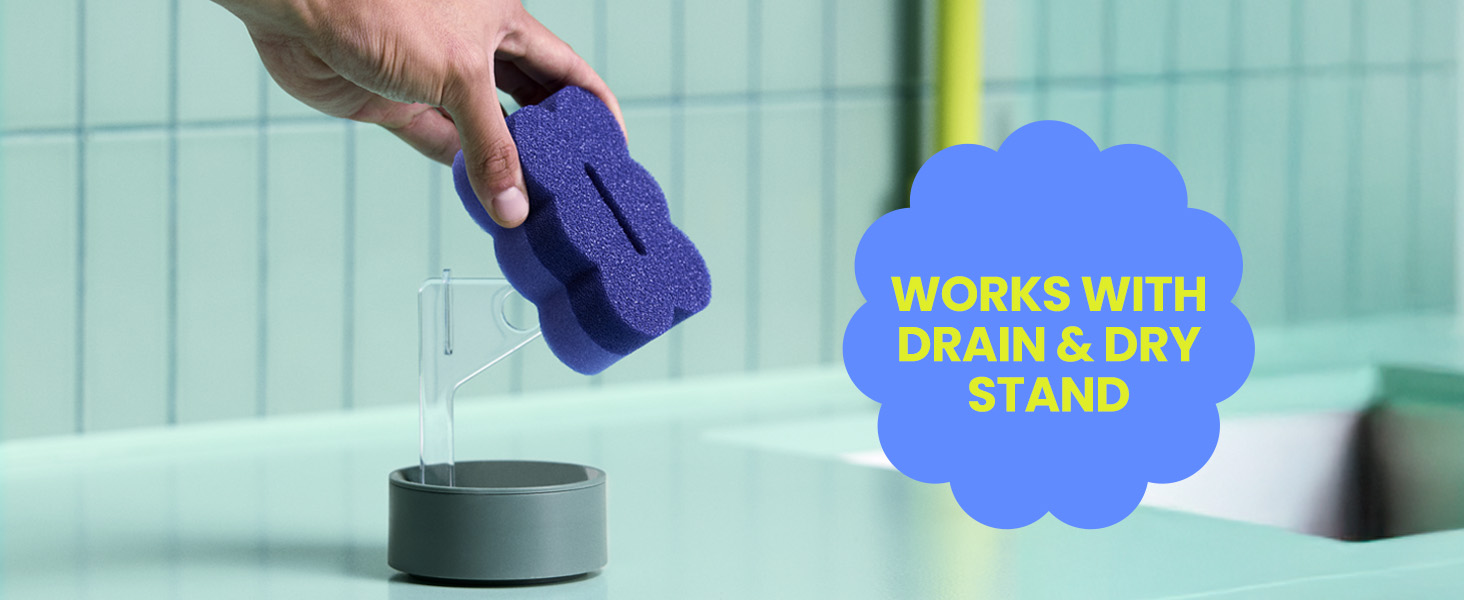 Works with Drain & Dry Stand