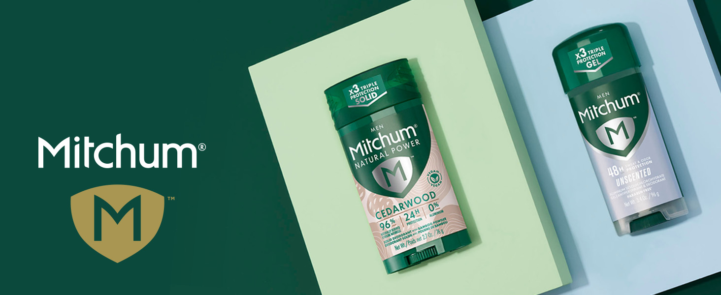 Mitchum Mens Deodorant in Cedarwood and Unscented