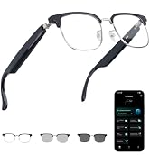 Tulbeys AI Smart Glasses for Men Women with Translation and Bluetooth 6.0, Support 160+ Languages...
