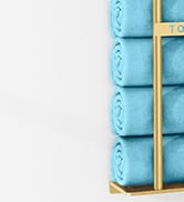 Gold Towel Storage Rack for Bathroom