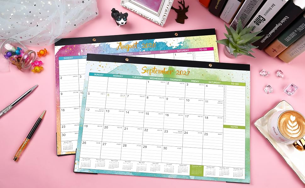 2026-2027 desk calendar desk calendar 2026-2027