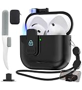 Maxjoy for AirPods 4 Case with Lock, AirPods 4th Generation Case Cover with Cleaner Kit Shockproo...