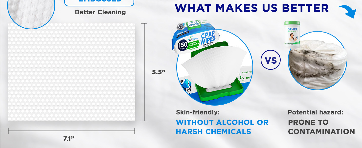 Duracleanse CPAP Wipes