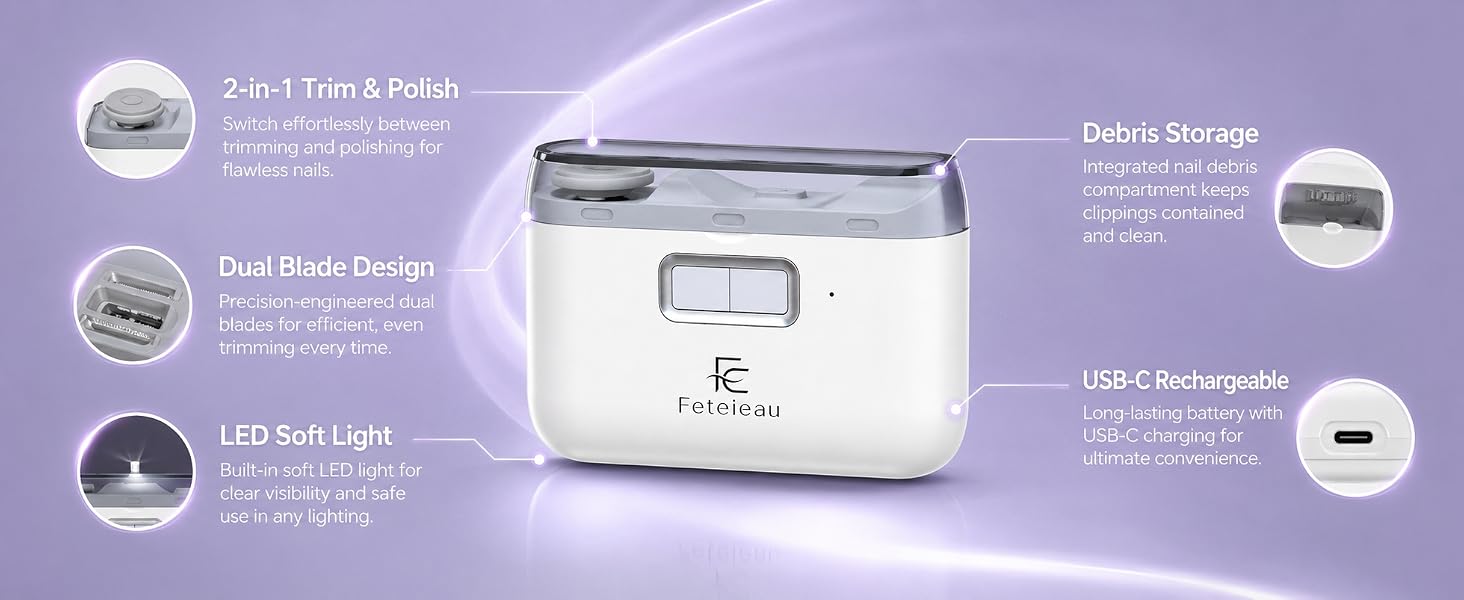 Automatic Electric Nail Clipper