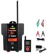 Electric Fence Charger AC DC Powered 65 Miles 200 Acres, 110 Volt 10 Joule Plug-in Electric Fence...