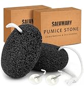 SALVMARY Natural Pumice Stone for Feet - Lava Foot Scrubber Dead Skin Corn Callus Remover Exfolia...