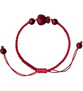 yautja Feng Shui Lucky Red String Bracelets Chinese Traditional Handmade Braided Adjustable Red R...