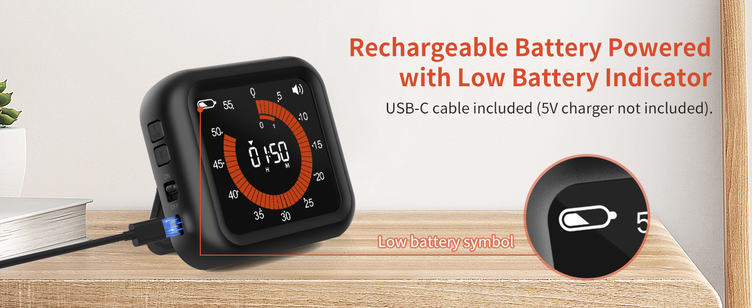 rechargeable digital timer