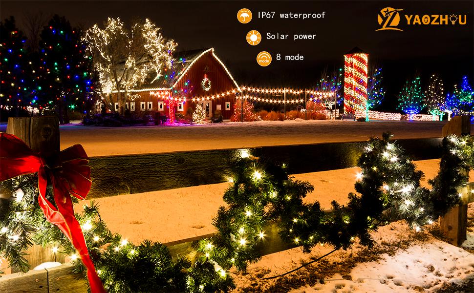 solar string lights outdoor