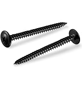 BNUOK #8 x 2 Inch Wood Screws Phillips Modified Truss Head Stainless Steel 410 Quick Metal Self T...