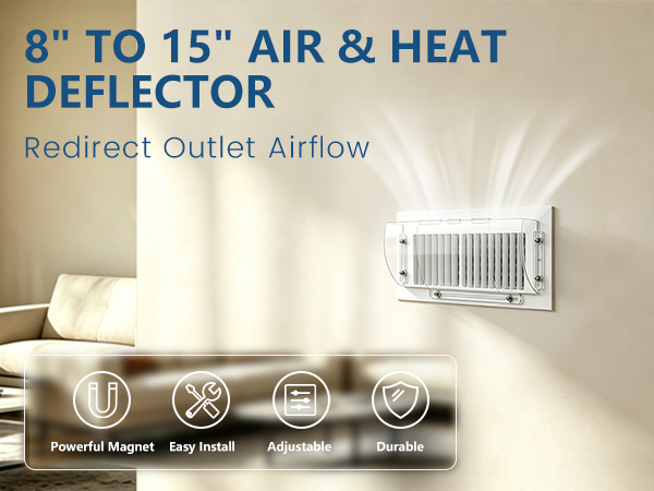 8" to 15" Air & Heat Deflector