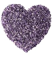 LAIDANLA Amethyst Crushed Stone Crystal Chips Bulk Natural Gemstones Healing Reiki Crystals Mini ...