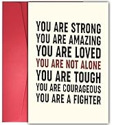YIWANSIN Encouragement Cards with Positive Affirmations for Him Her, Get Well Soon Cards, Surgery...