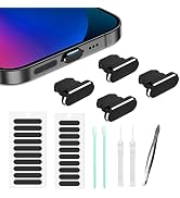 Gavemi iPhone Dust Plug Compatible with iPhone and AirPods, Lightning Port Plug Protector Chargin...