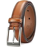 CHAOREN Mens Belts Leather Gift for Men - Ideal Match for Mens Dress Shoes