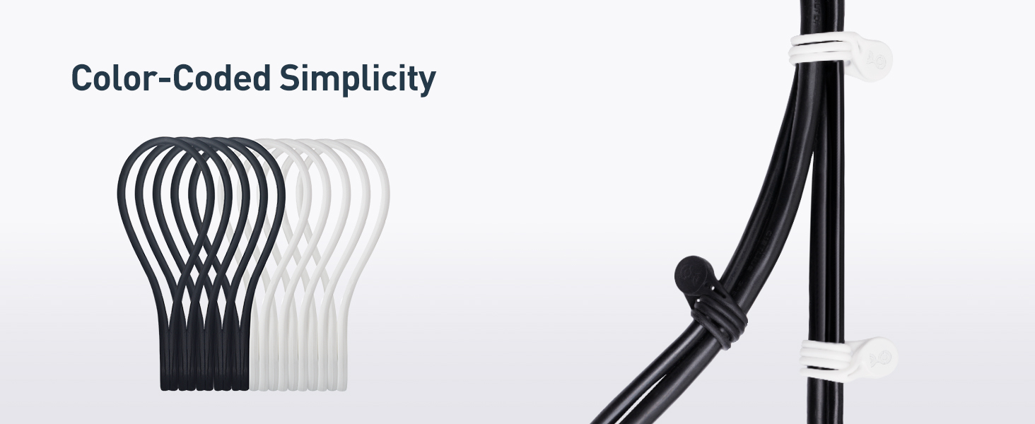 Cable Matters Ultra Strong Silicone Magnetic Cable Ties