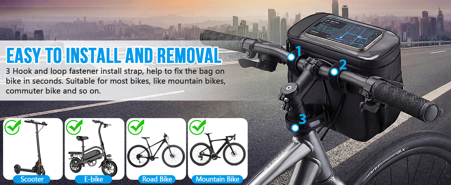 bike handlebar bag