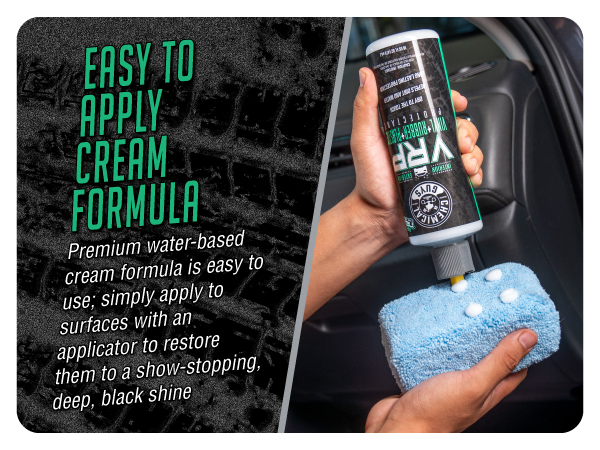 VRP, protect vinyl, rubber, & plastic, car detailing from Chemical Guys