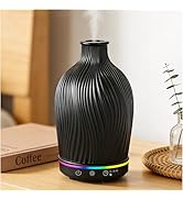 Peuesty Essential Oil Diffuser 150ml,Resin Diffuser Ultrasonic Aromatherapy Humidifier with 1/2/4...