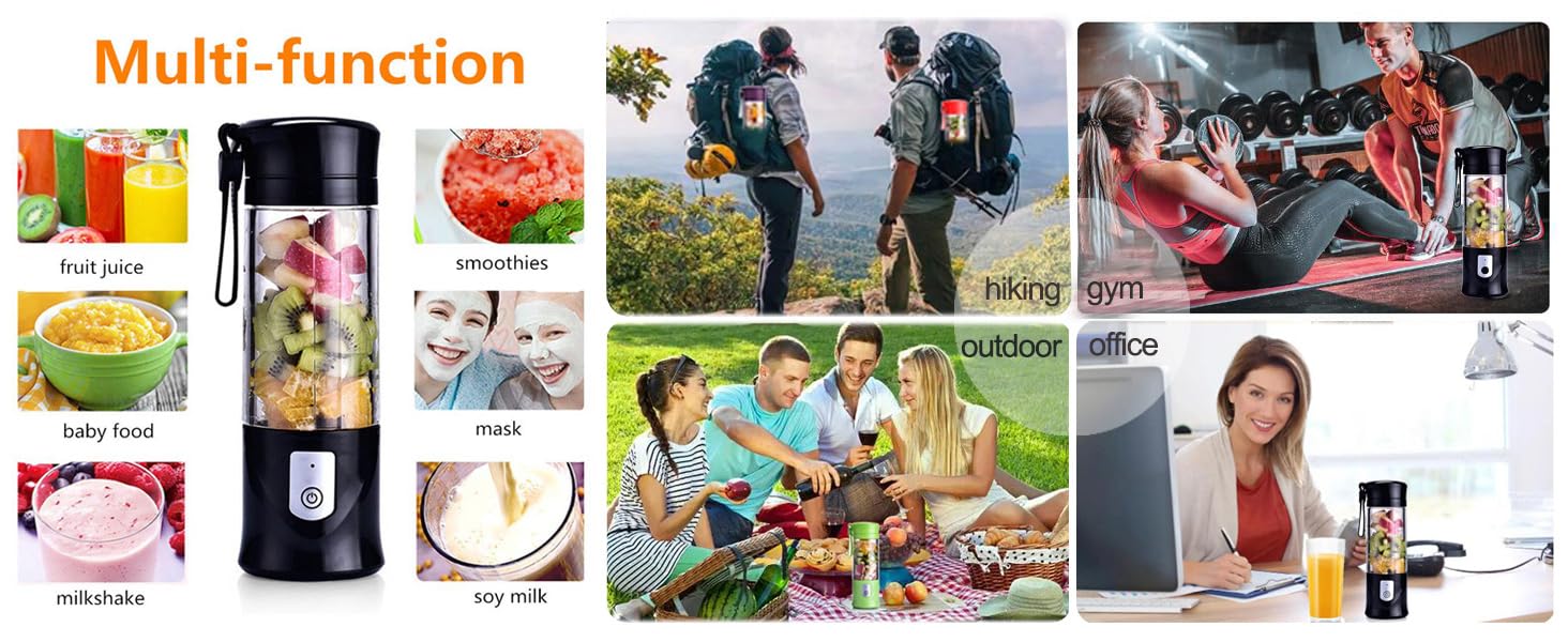 Multi-functional portable juicer cup