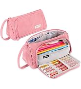 iSuperb Big Capacity Pencil Case Corduroy Large Pencil Pouch Portable Pen Bag Zipper Organizer Ma...