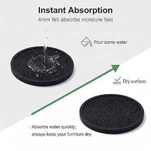 absorbent coasters