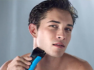 shaving in shower