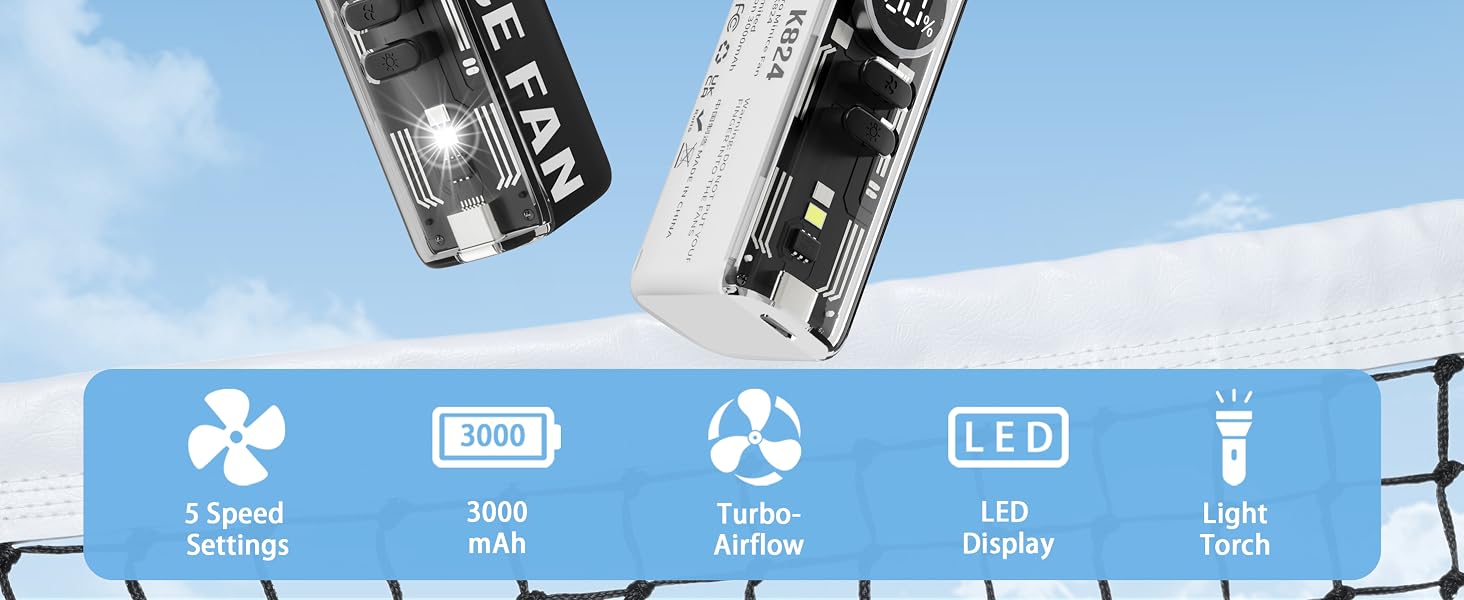 Rechargeable Handheld Fan