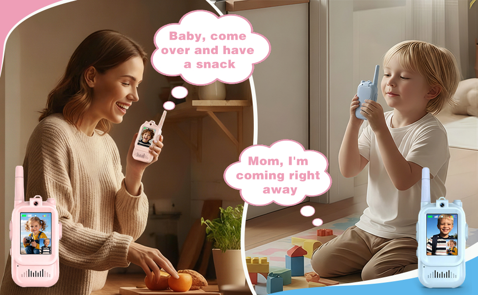 Walkie Talkies for Kids with Camera