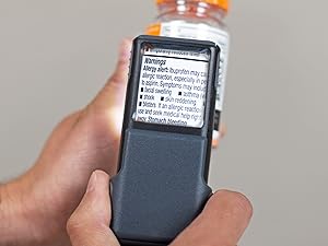 Magnifier, Medicine Bottle, LED Light