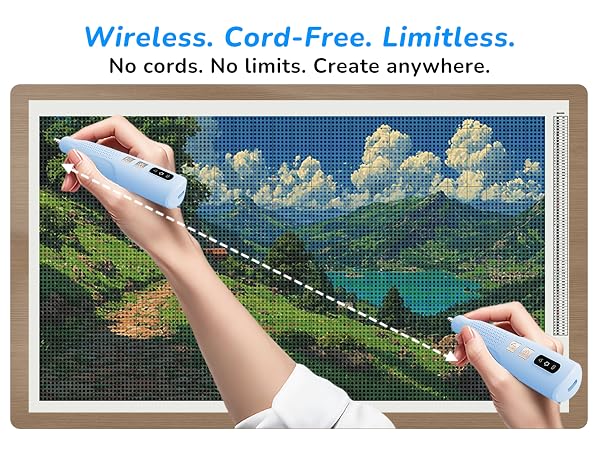 Wireless. Cord-Free. Limitless. No cords. No limits. Create anywhere.